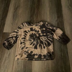 Madewell tie-dye crewneck sweatshirt